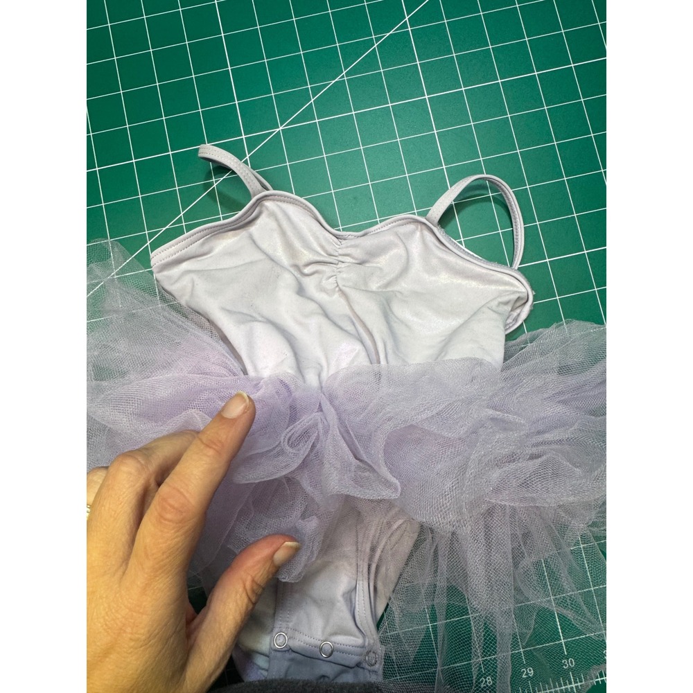 iloveplum Kids Lavender Purple Shimmer B.E.E. Tutu Leotard Small Snap Bottom